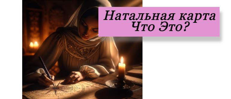девушка рисует натальную карту на фото