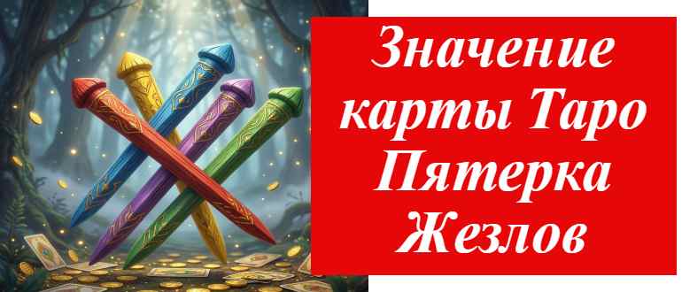 5 жезлов на фото