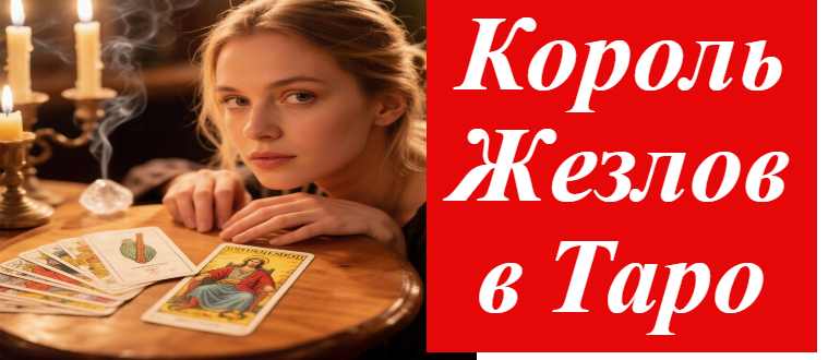 карта таро король жезлов и девушка на картинке